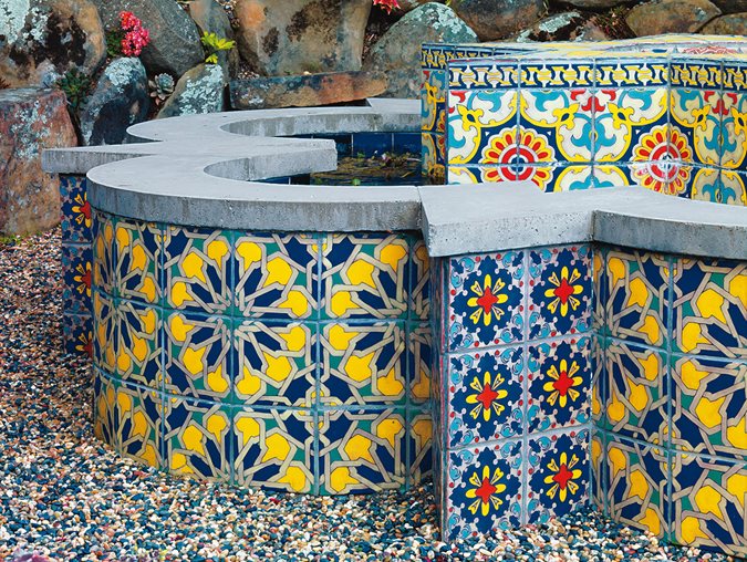 Tiled Fountain, Garden Fountain
Mediterranean Berkeley Garden, Photo Gallery
Brandon Tyson
Berkeley, CA