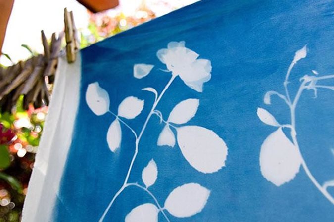 DIY Sun Printing on Fabric