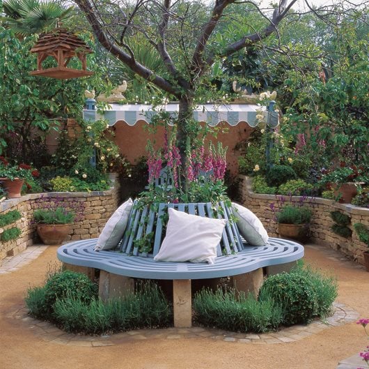 tree bench circular bench bunny guinness landscape design limited_11233