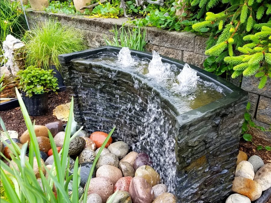 Outdoor shop water features